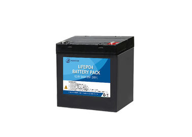 পার্কিং মেশিনের জন্য কালো রঙ 12V 54Ah এসএলএ প্রতিস্থাপন লিথিয়াম আয়ন ব্যাটারি প্যাক