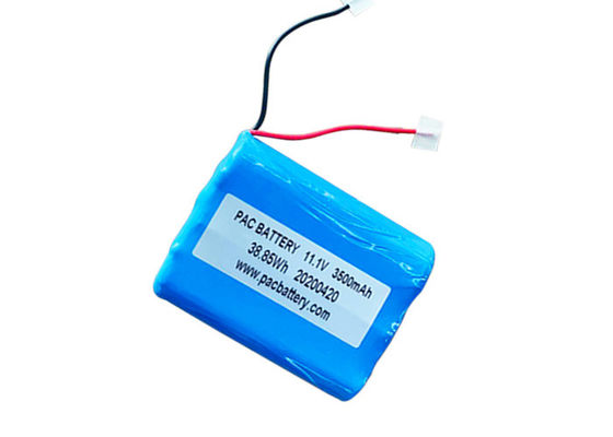 ICR18650-3S 250mW 3000mAh লি আয়ন রিচার্জেবল ব্যাটারি 12v