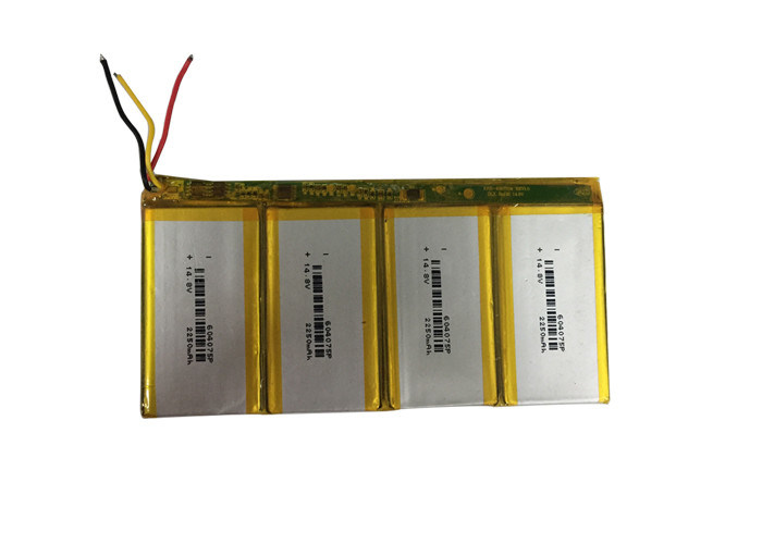 4S1P 14.8V 2250mAh পিএসি ব্যাটারি, ট্যাবলেটের জন্য রিচার্জেবল লিথিয়াম পলিমার ব্যাটারি প্যাক